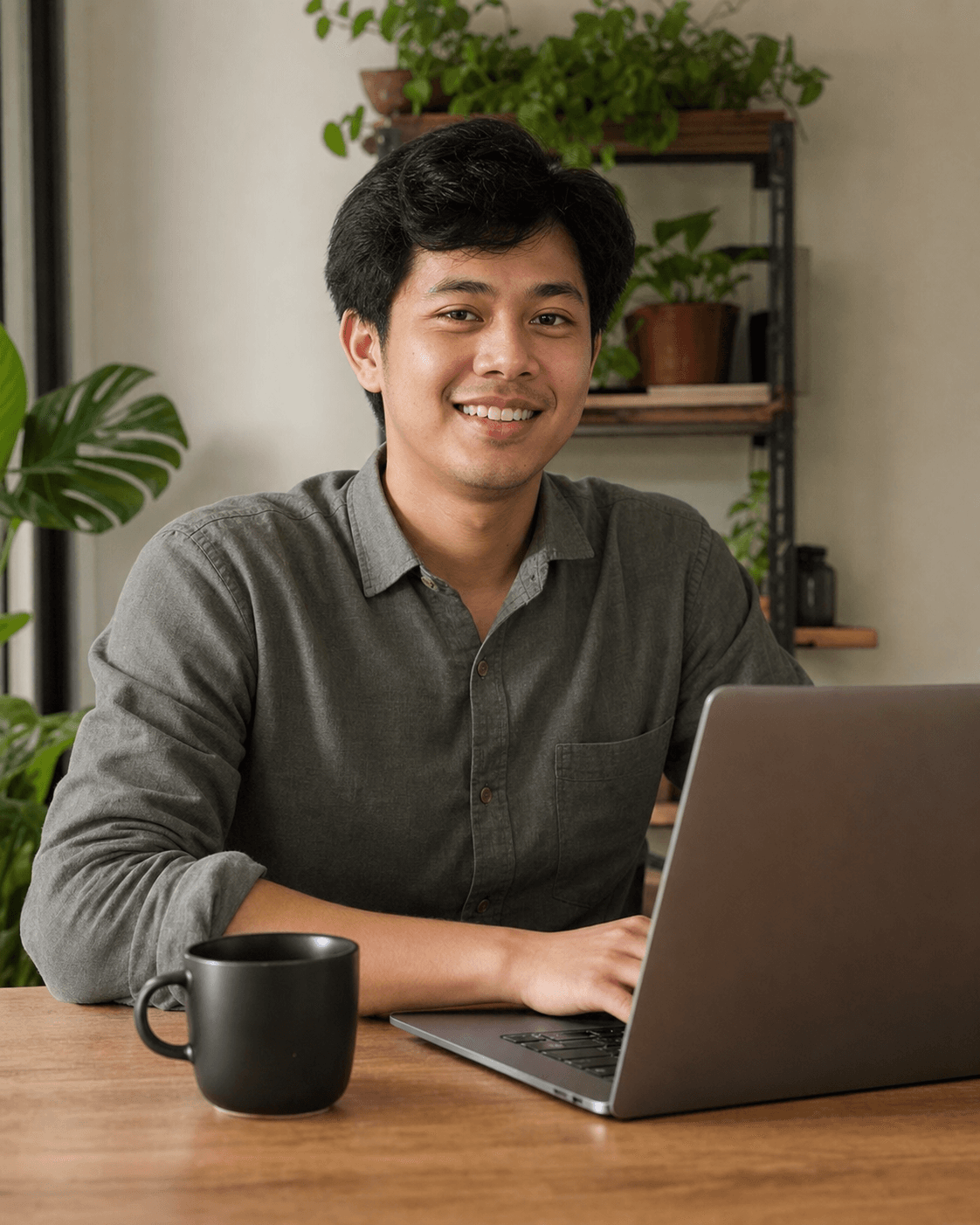 Affiliator GadaiHub membagikan link referral lewat ponsel dan memantau komisinya.